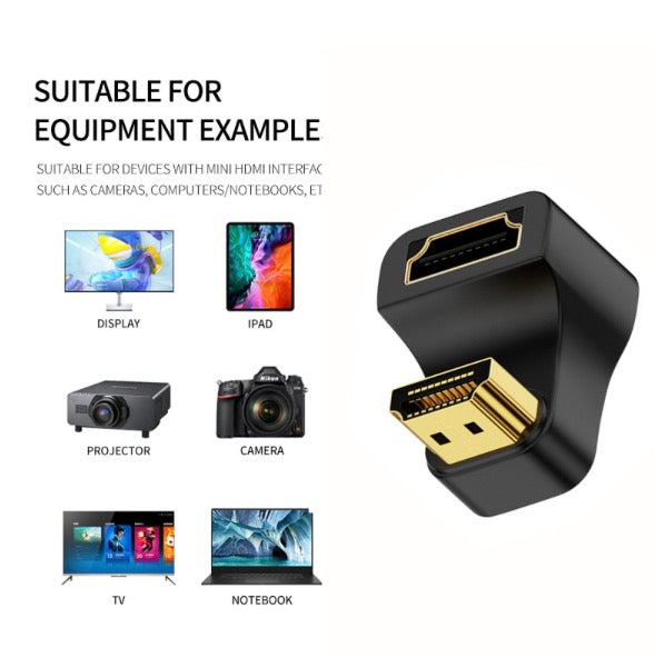 HDMI 1.4 Male Type-A to HDMI Female Extension Adapter Converter