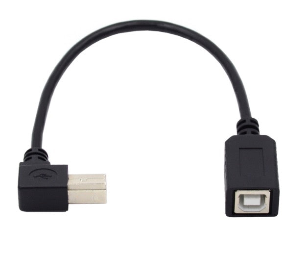 USB 2.0 B Type Male to Female Printer Extension Cable 0.2m