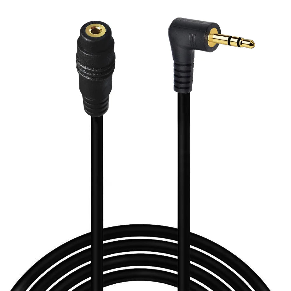 2.5mm Male to Female Angled Audio Extension Cable