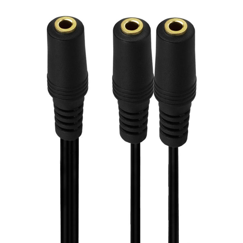 3.5mm Stereo Audio Jack (Male) Splitter to Dual 3.5mm Stereo Y
