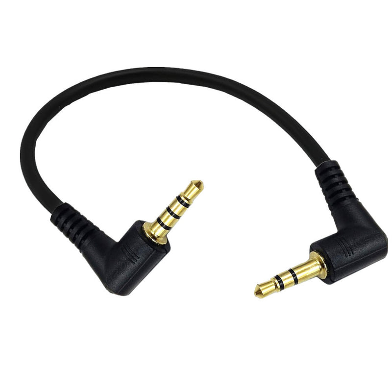 3.5mm TRRS 4 Pole Male to 3.5mm 3 Pole 2 Ring Male Audio Cable