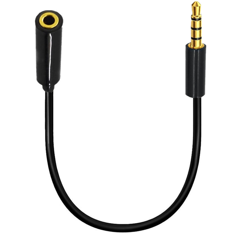 3.5mm 4 Pole TRRS Male to 3.5mm 4Pole Female Audio Stereo Cable