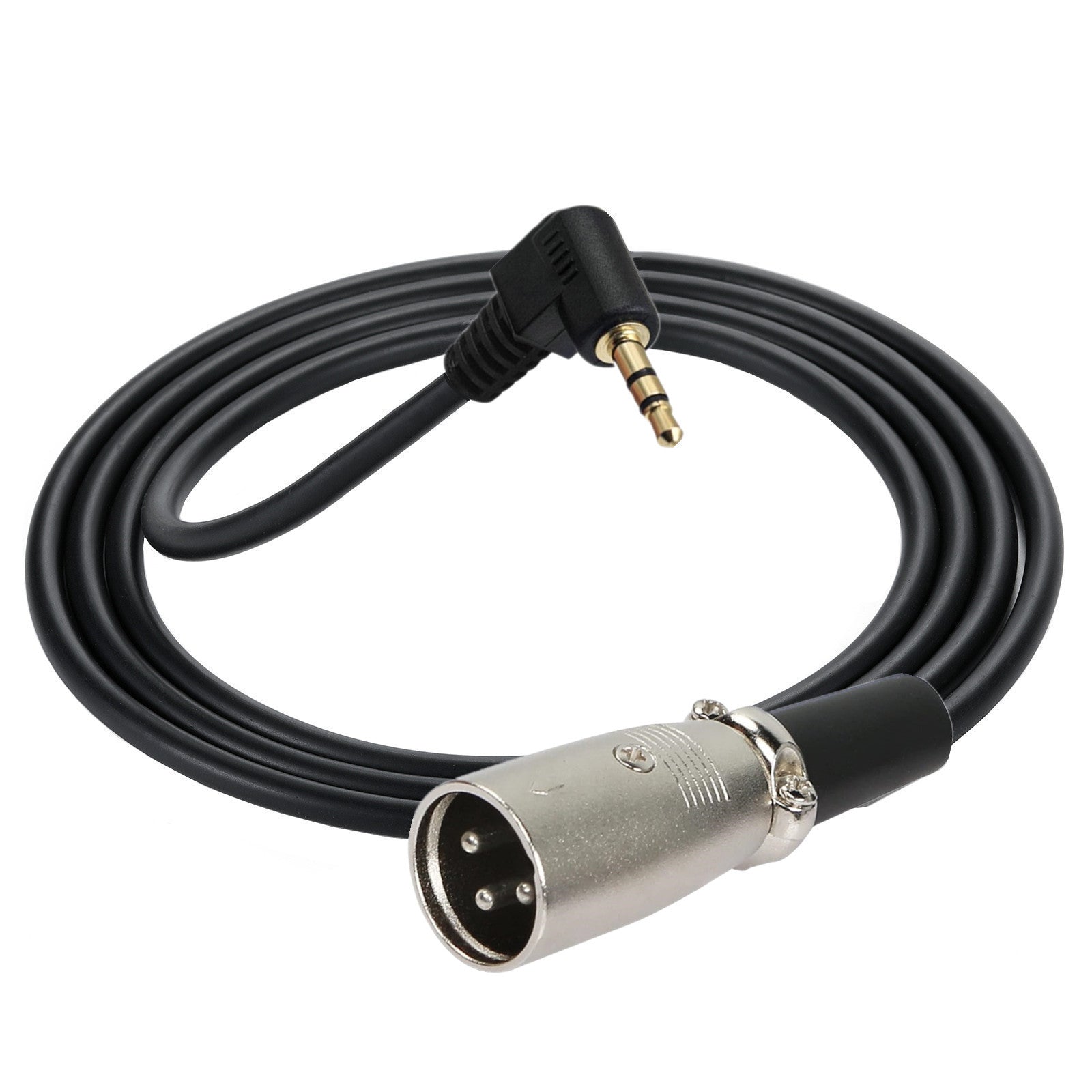 XLR to 3.5mm Angled Male Stereo Jack Audio Cable