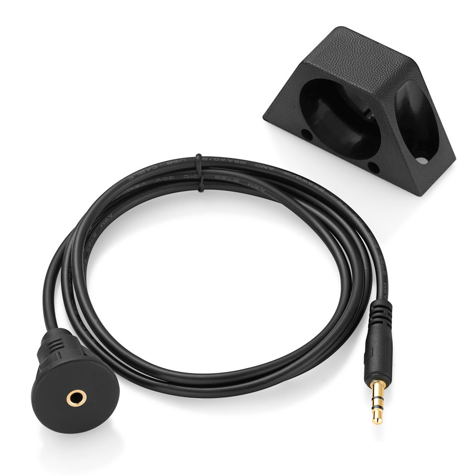 1/8" 3.5mm Male to Female Car Truck Dashboard Flush Mount AUX Audio Extension Cable