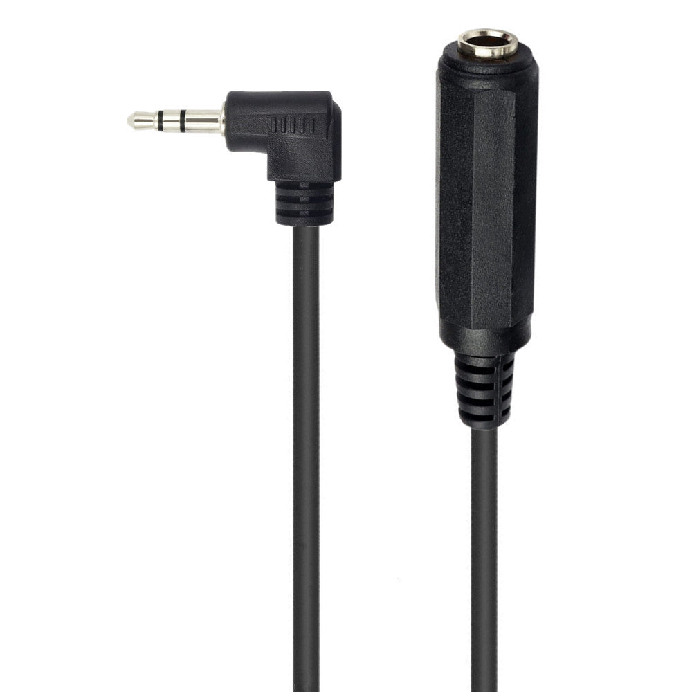 3.5mm to 6.35mm Audio Extension Cable, 1/4 Female to 1/8" Male Jack Stereo Converter 1.5m