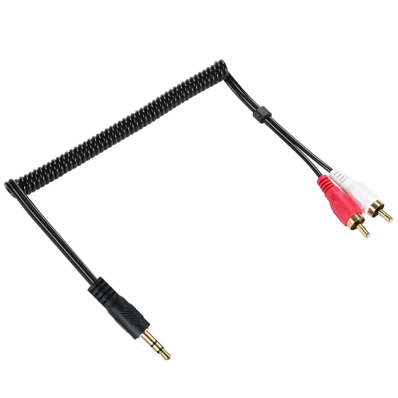 3.5mm Male to 2 x RCA Male Audio Y Splitter Cable