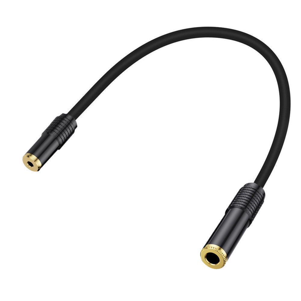 3.5mm to 6.35mm Stereo Audio Cable,6.35mm 1/4" Female to 3.5mm 1/8" Female TRS Bidirectional Extension Cable