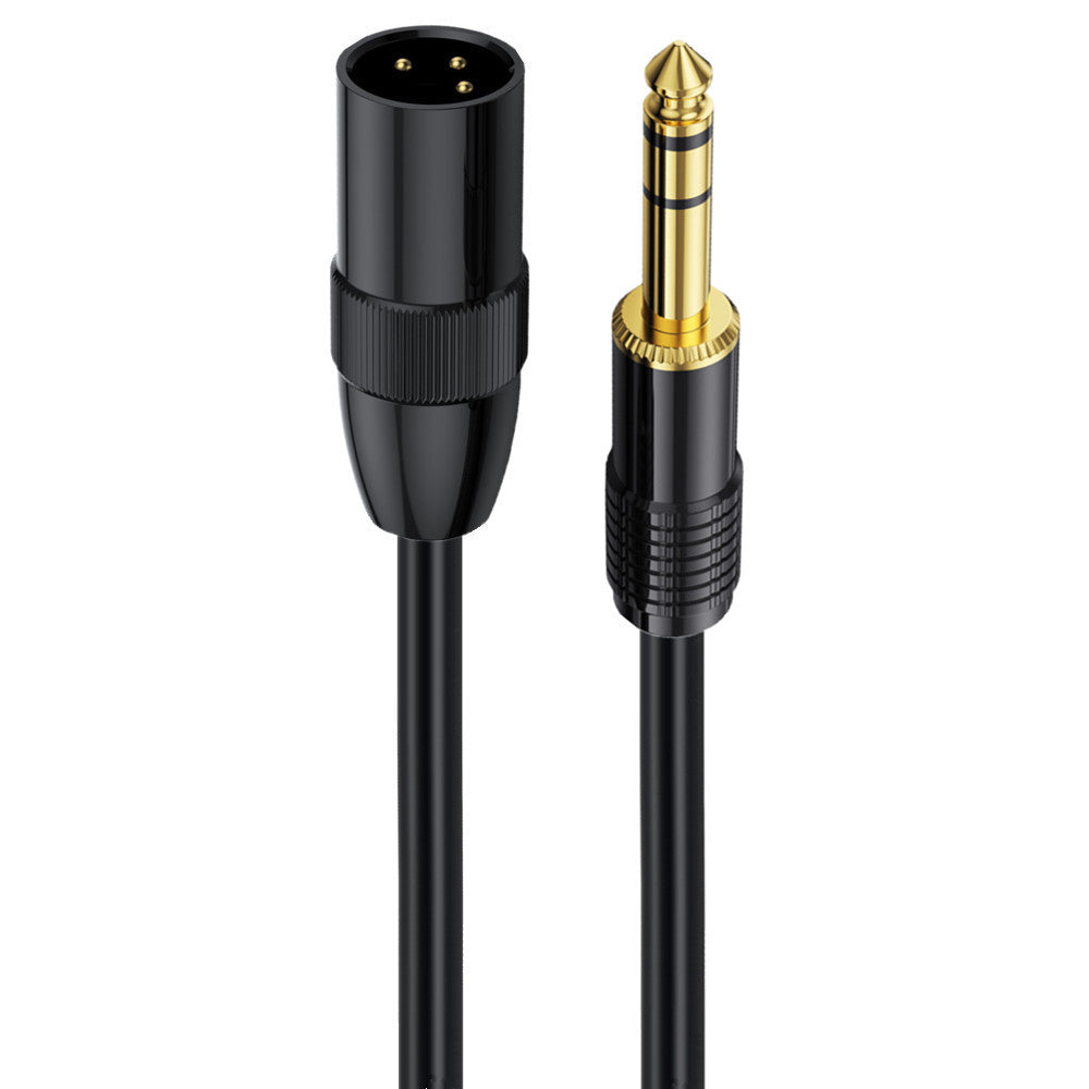 6.35mm Jack to XLR Speaker Cable, 1/4" TRS Stereo Male to XLR 3Pin Male Balanced Interconnect Stereo Audio Cable