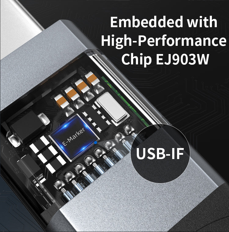 USB-C to USB-C USB 4.0 Cable 40Gbps 8K PD3.1 5A 240W 1m