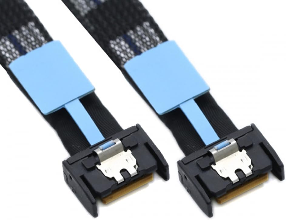 PCI-E 5.0 Mini Cool Edge IO MCIO PCI-E 4i 38Pin to MCIO 4i SFF-TA-1016 Extender Cable | Male to Male