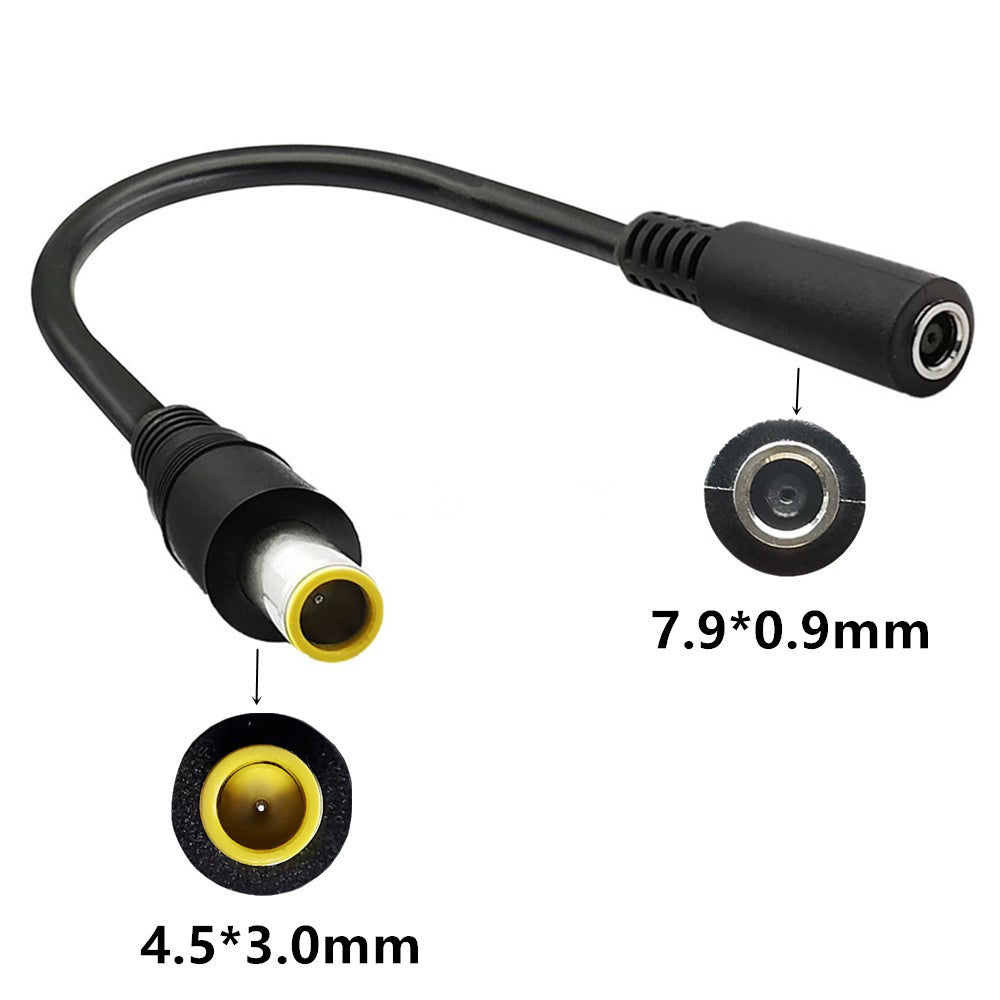 4.5x3.0mm Female to 7.9x0.9mm Male DC Power Cable 0.15m