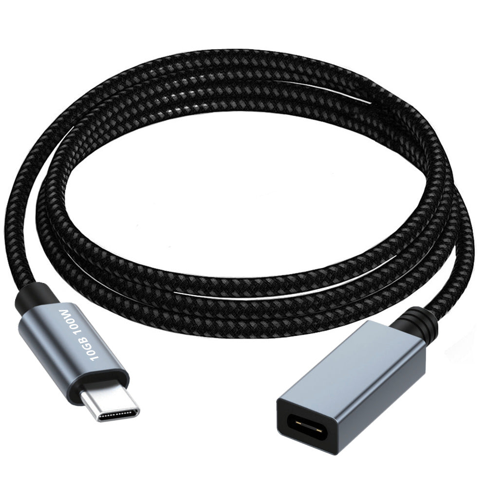 USB C 3.2 Male to Female PD100W Extension Cable Gen2 10Gb