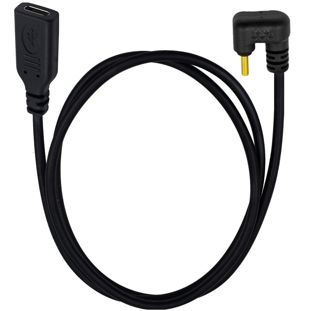 USB-C U Angled Male to USB-C Female Extension Cable