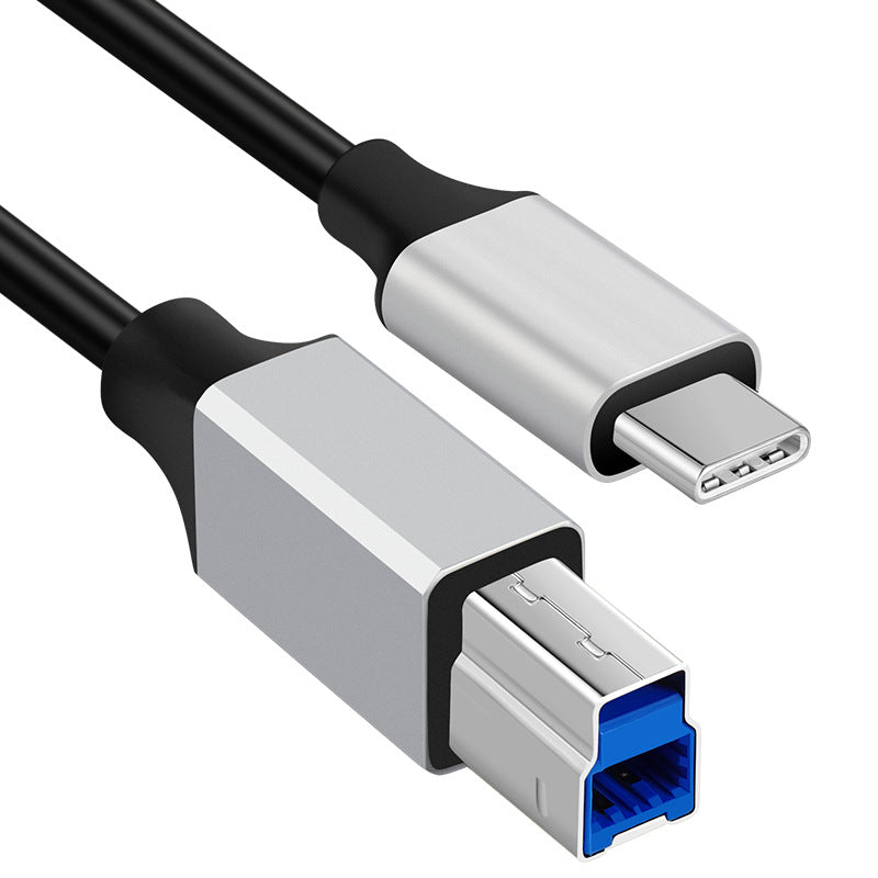 USB C to USB Type B 3.0 SuperSpeed 5Gbps Printer Scanner Cable