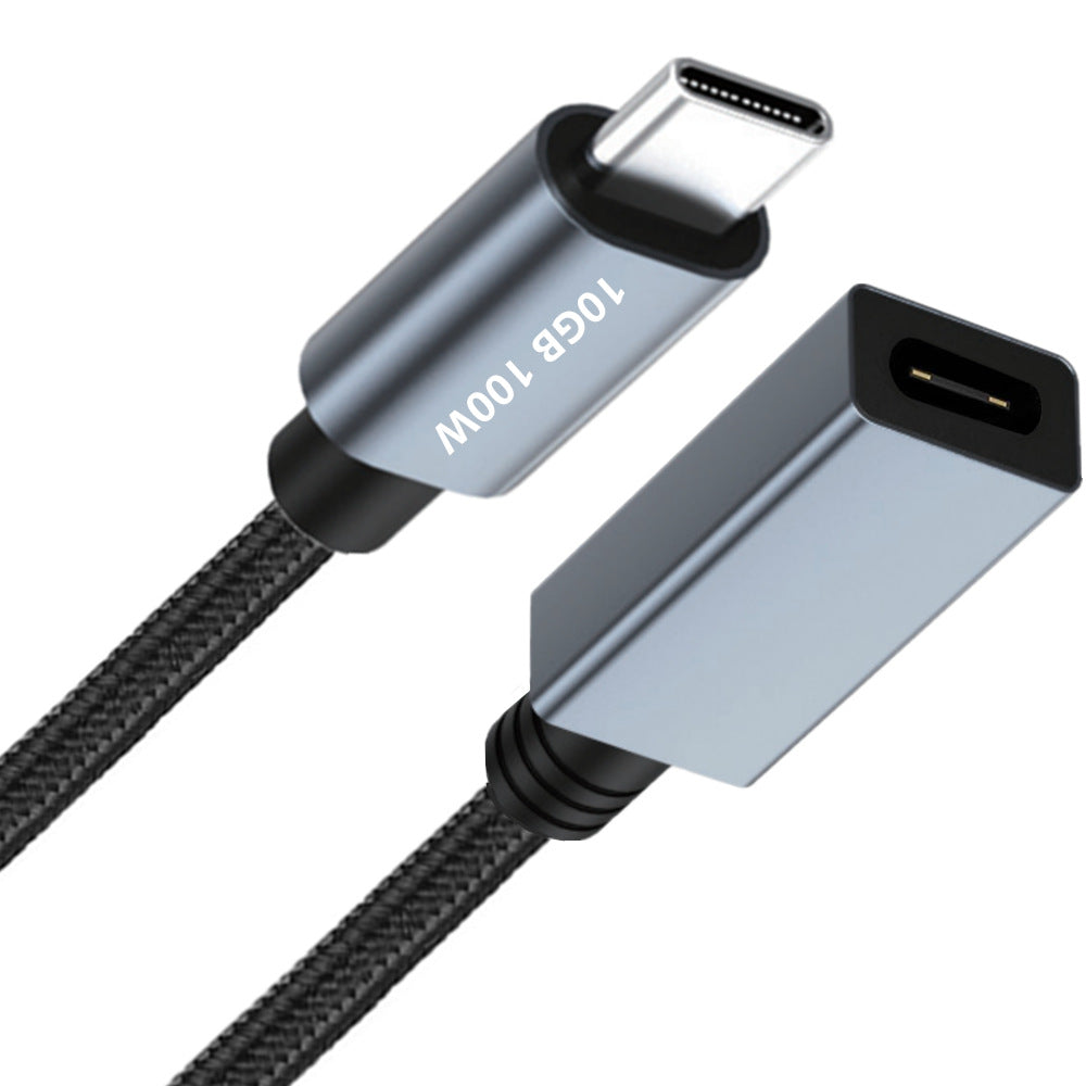 USB C 3.2 Male to Female PD100W Extension Cable Gen2 10Gb