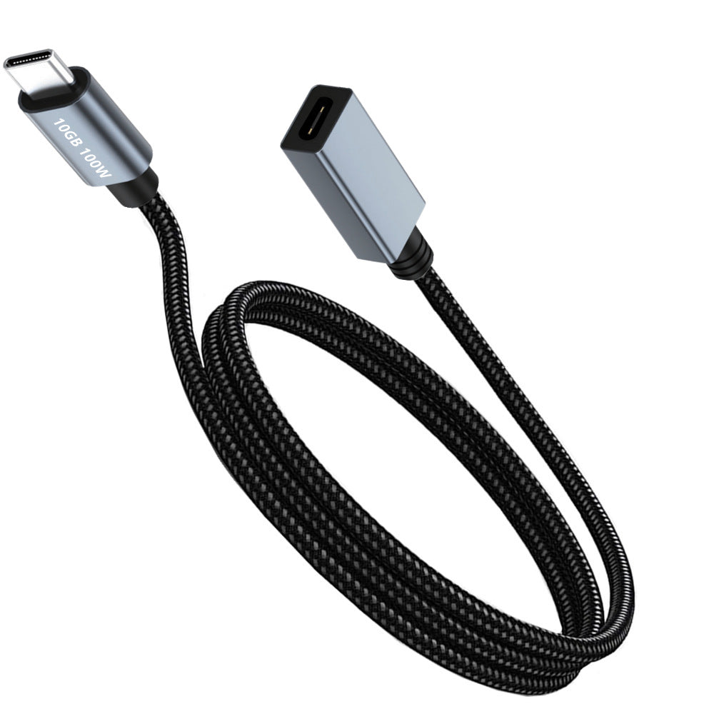 USB C 3.2 Male to Female PD100W Extension Cable Gen2 10Gb