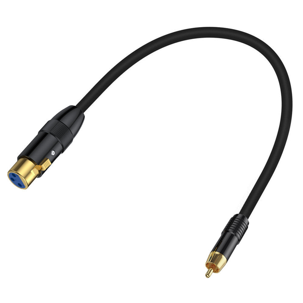 XLR to RCA Phono Audio Cable, XLR 3 Pin Female to  RCA Male Stereo Connector