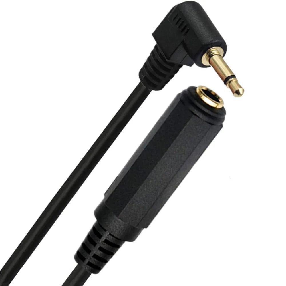 3.5mm 1/8" TS Mono Male to 6.35mm 1/4" Mono Female Audio Cable