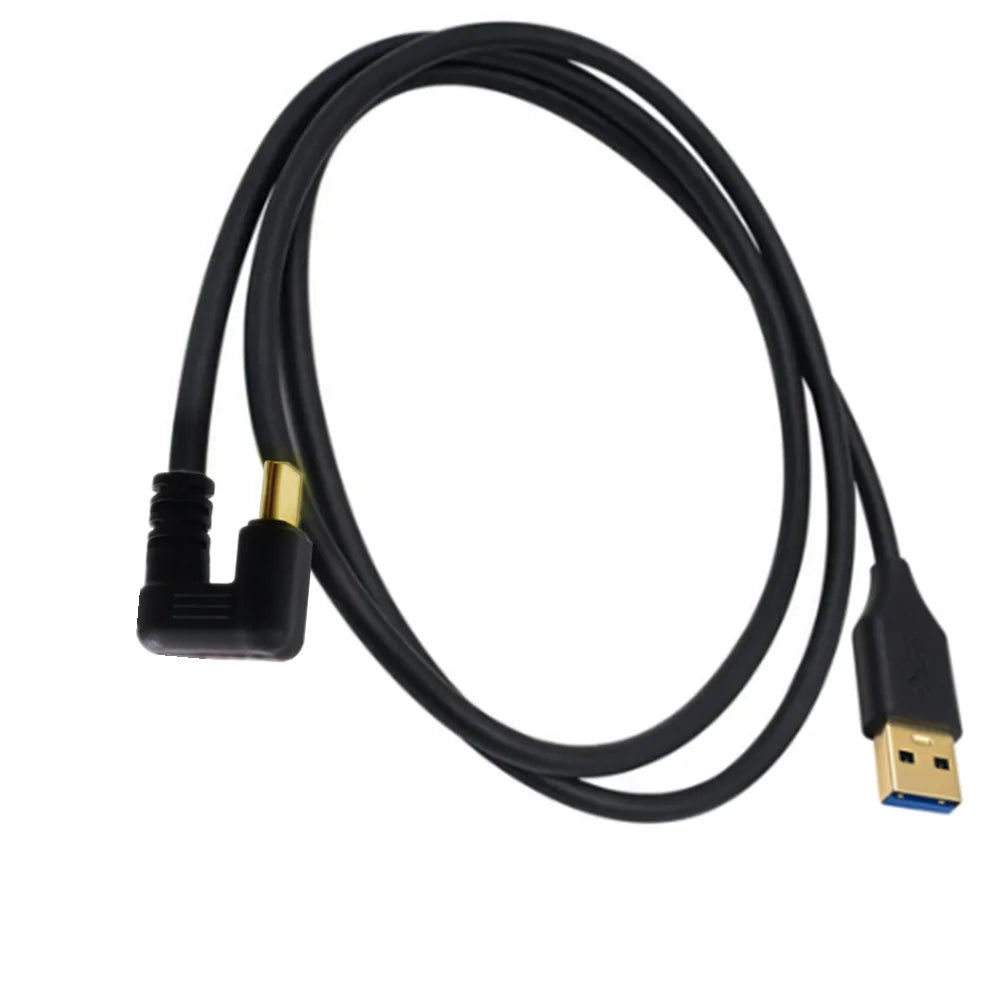 USB 3.0 A to USB C U Shape Sync Data Charging Cable 5Gbps