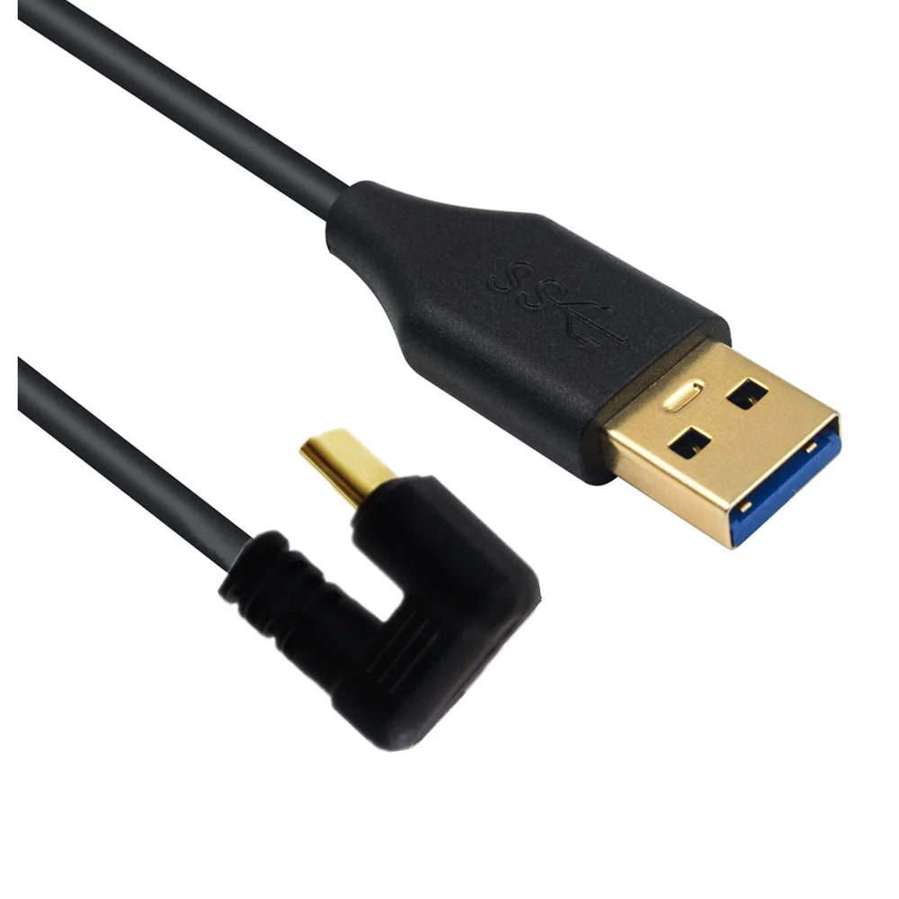 USB 3.0 A to USB C U Shape Sync Data Charging Cable 5Gbps