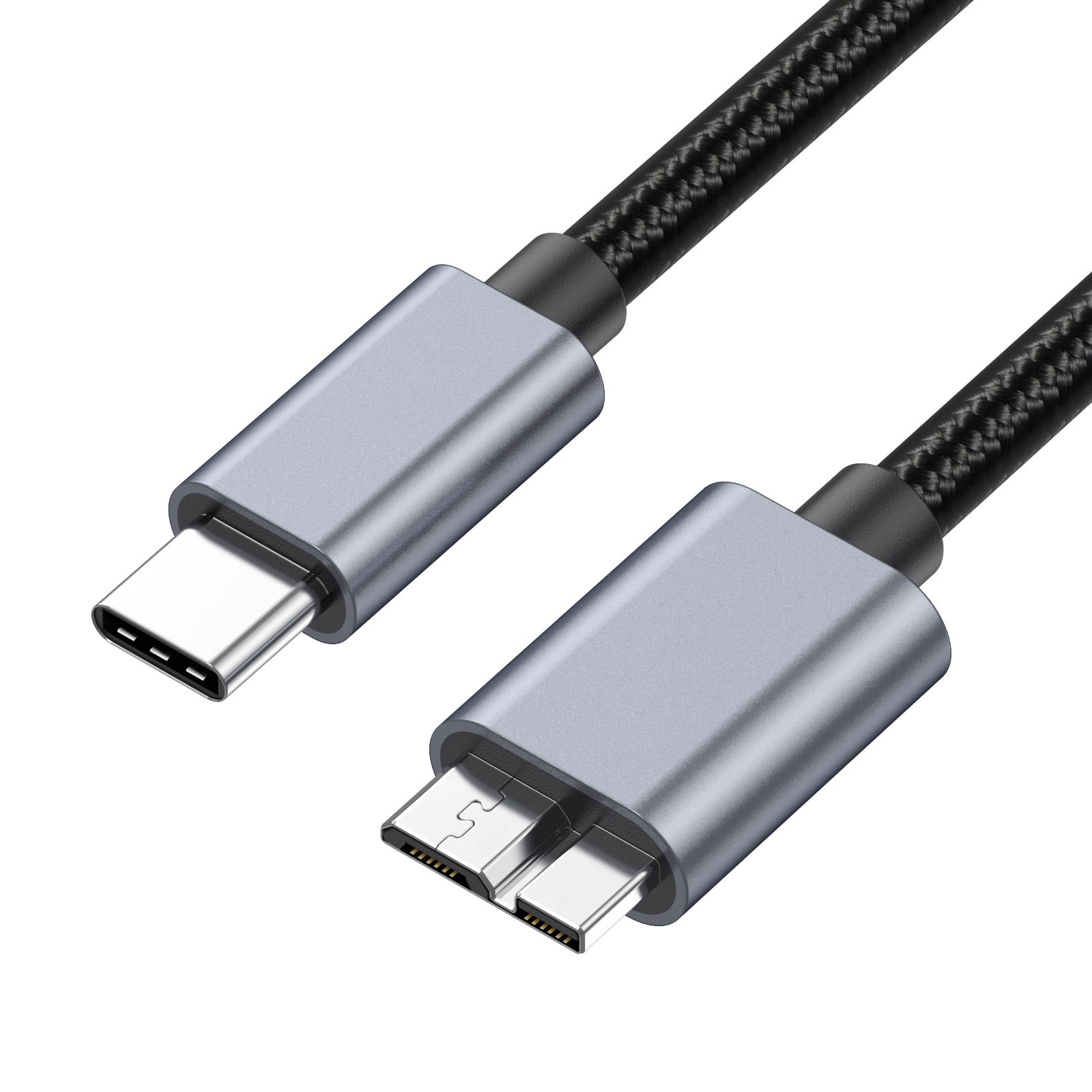 USB C to Micro B Hard Drive Cable, Type C to Micro B External Hard Drive Lead | Compatible with Toshiba/Seagate/WD External Hard Drive