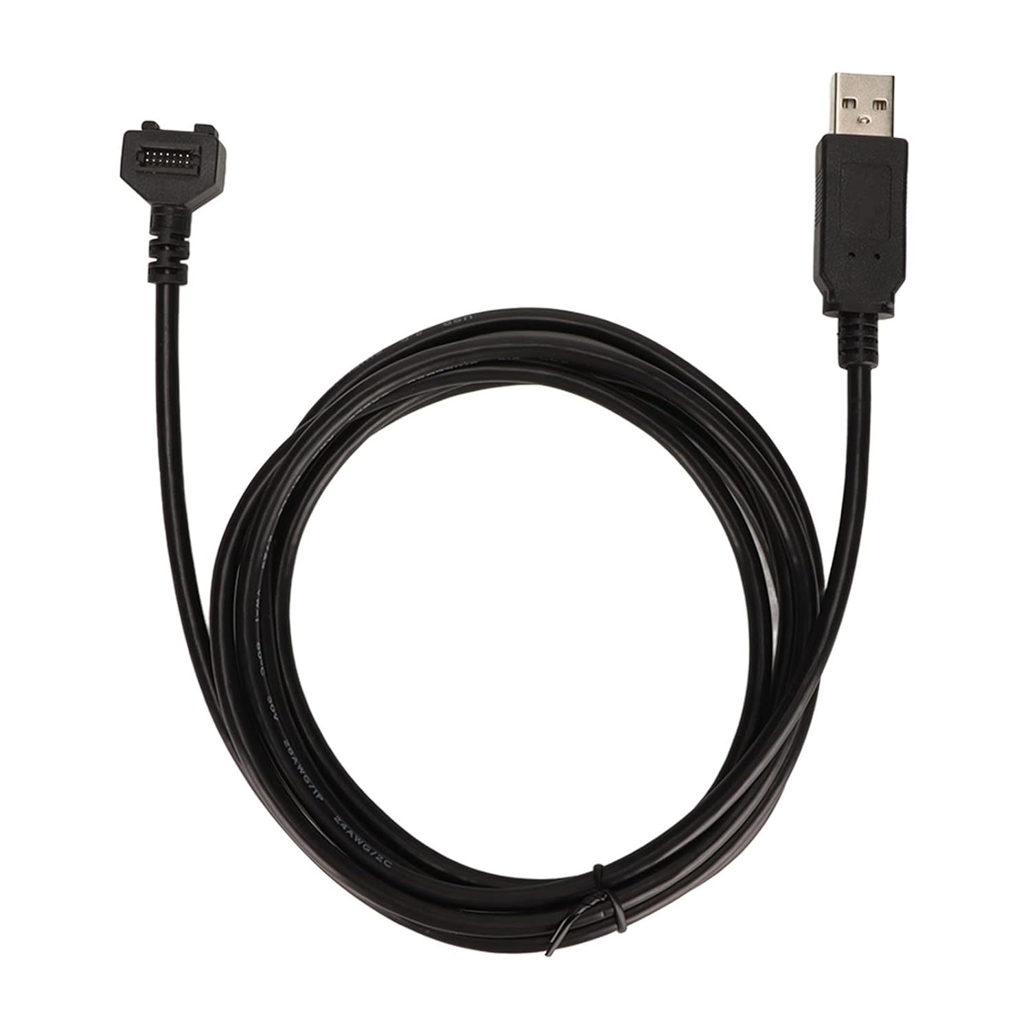 USB Cable for Verifone VX820 VX810, Dual 14 Pin IDC to USB AM 480 Mbps USB Type B Scanner Cable