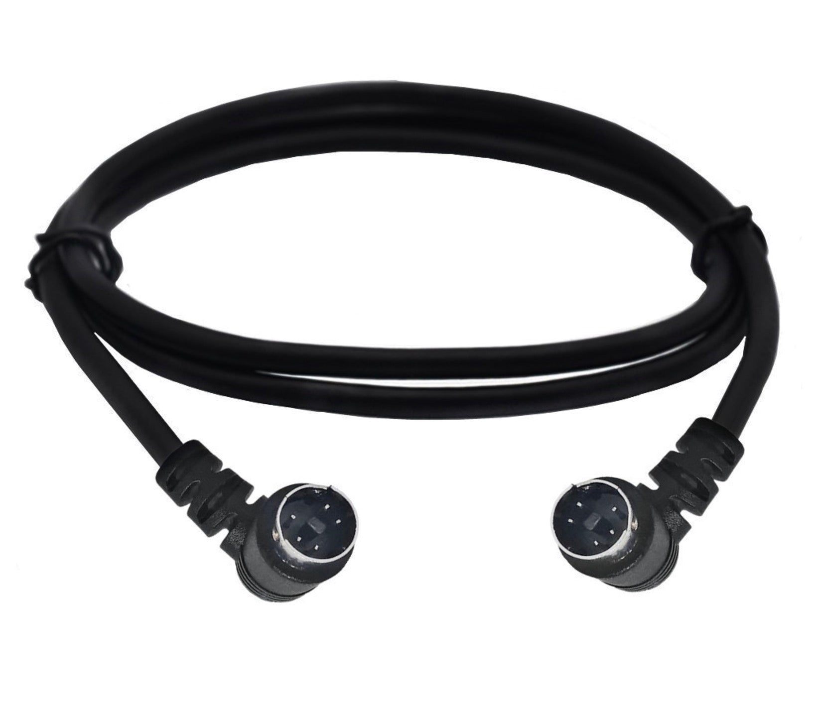 Mini DIN 5 Pin Core Audio Video Extension Cable, Male to Male S-video Connector