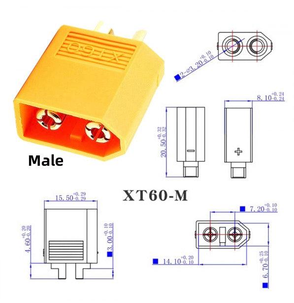 XT60 Male SC100 Protocol to XT60 Female Fast Charging Adapter