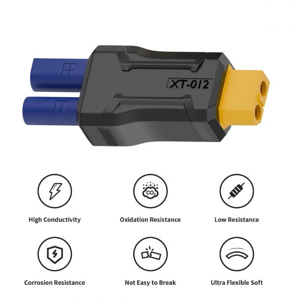 XT60 Female SC100 Protocol to EC5 Female Fast Charging Adapter