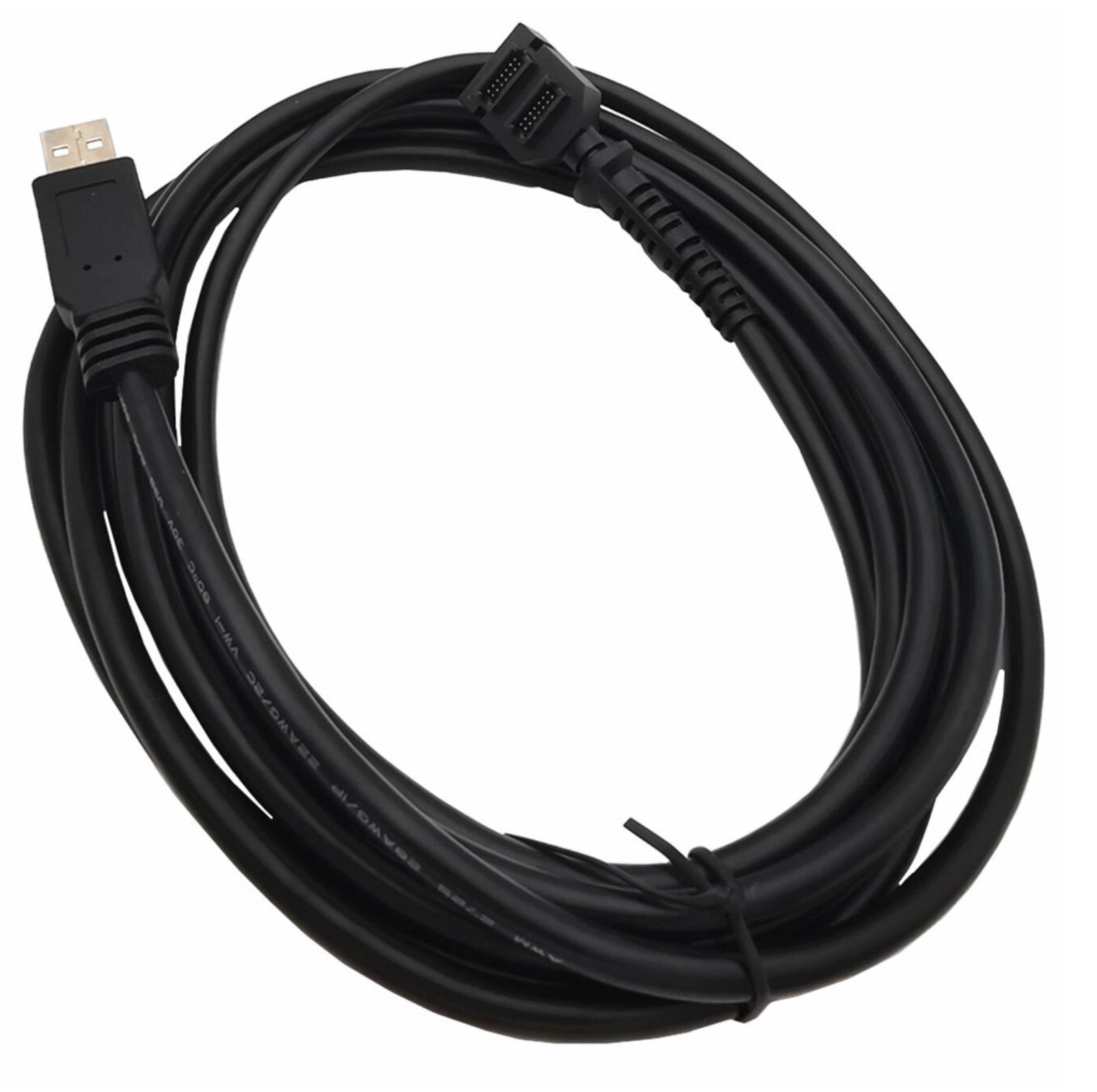 Double 14pin IDC to USB 2.0 A Male Power Charging Cable, for Verifone VX820 VX805