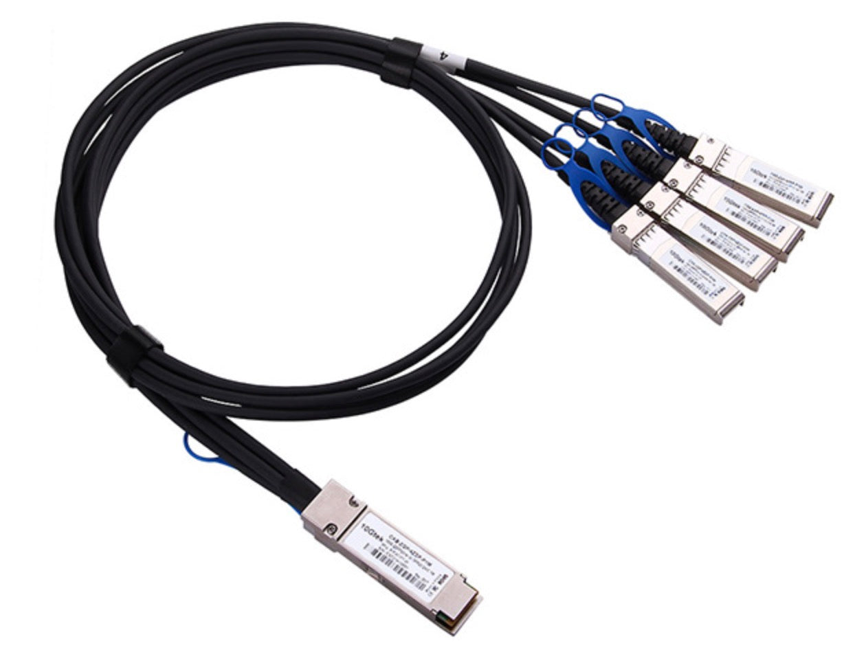 QSFP28 100G to 4xSFP28 25G Direct Attached Breakout Dac Cable 1m