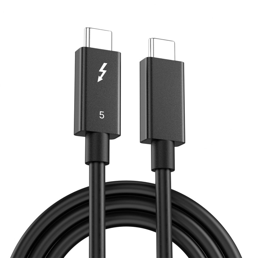 Thunderbolt 5 Cable, USB C Male to Male Data PD Fast Charging Cable USB4 80Gbps PD240W