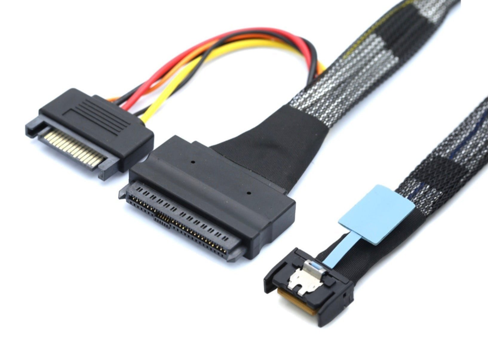 Mini Cool Edge IO MCIO 4X 4i to U.2 SFF-8639 NVME PCIe PCI-Express Cable for Mainboard SSD