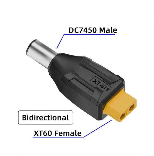 XT60 Female SC100 Protocol to DC 7.4x5.0mm Male Fast Charging Adapter