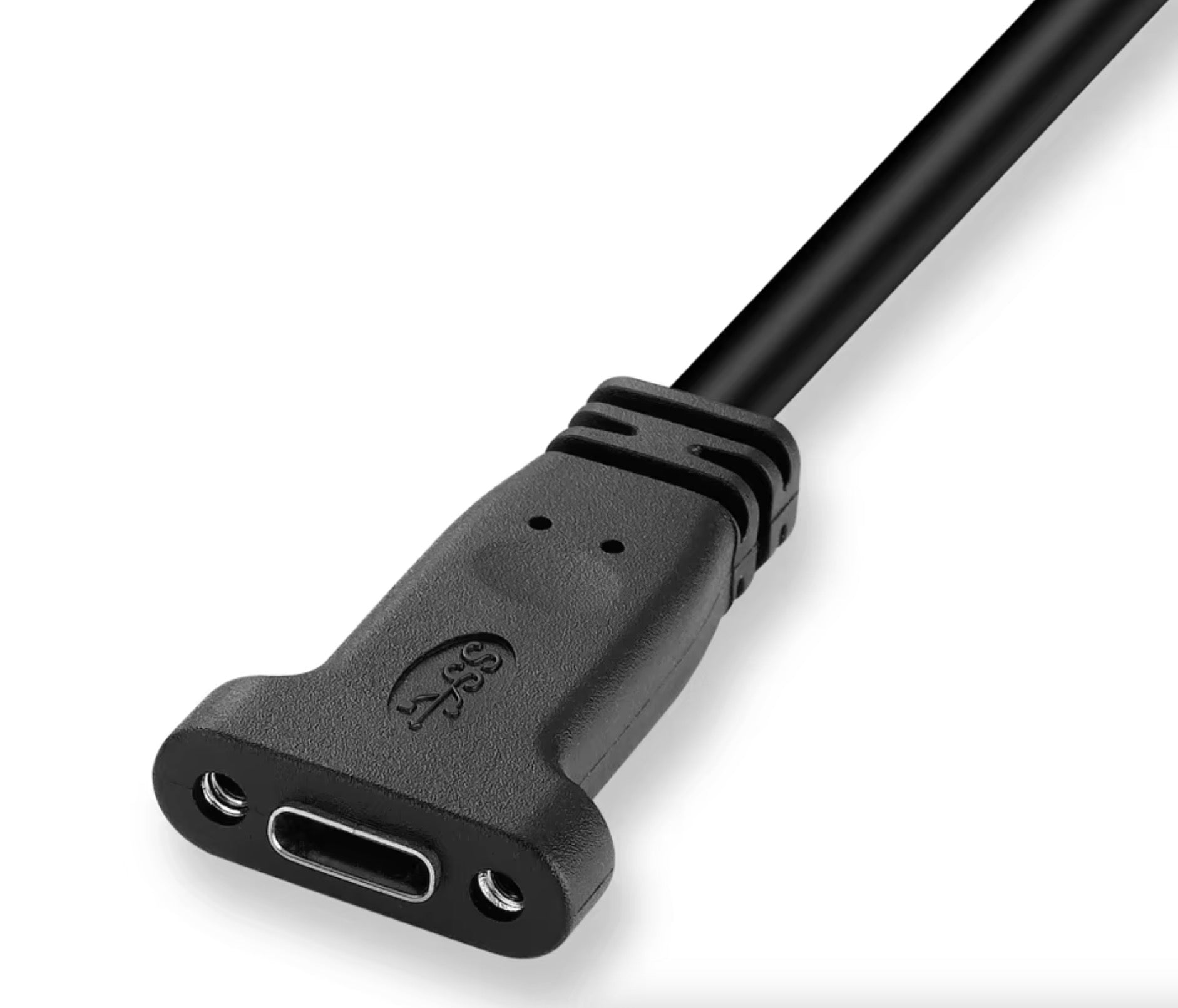 USB 3.1 Type E Male to USB Type C Female Cable with Bracket Panel