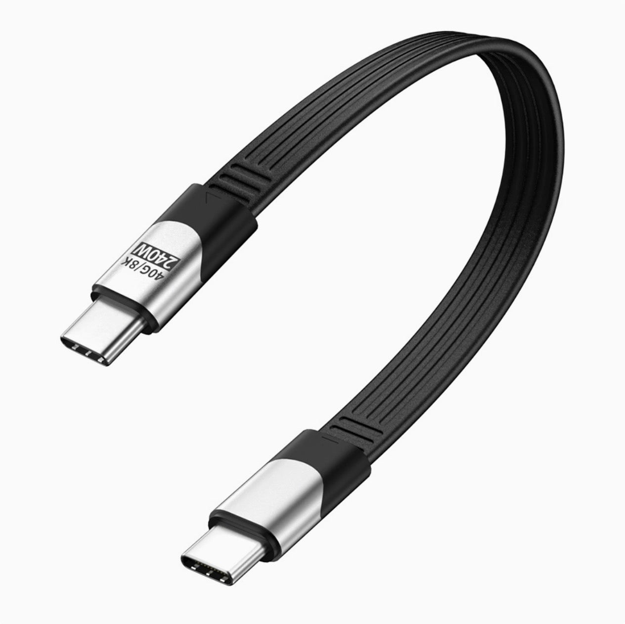 USB 4 FPC Fast Charging Cable, USB C to USB C PD240W | 40Gbps | 8K60Hz