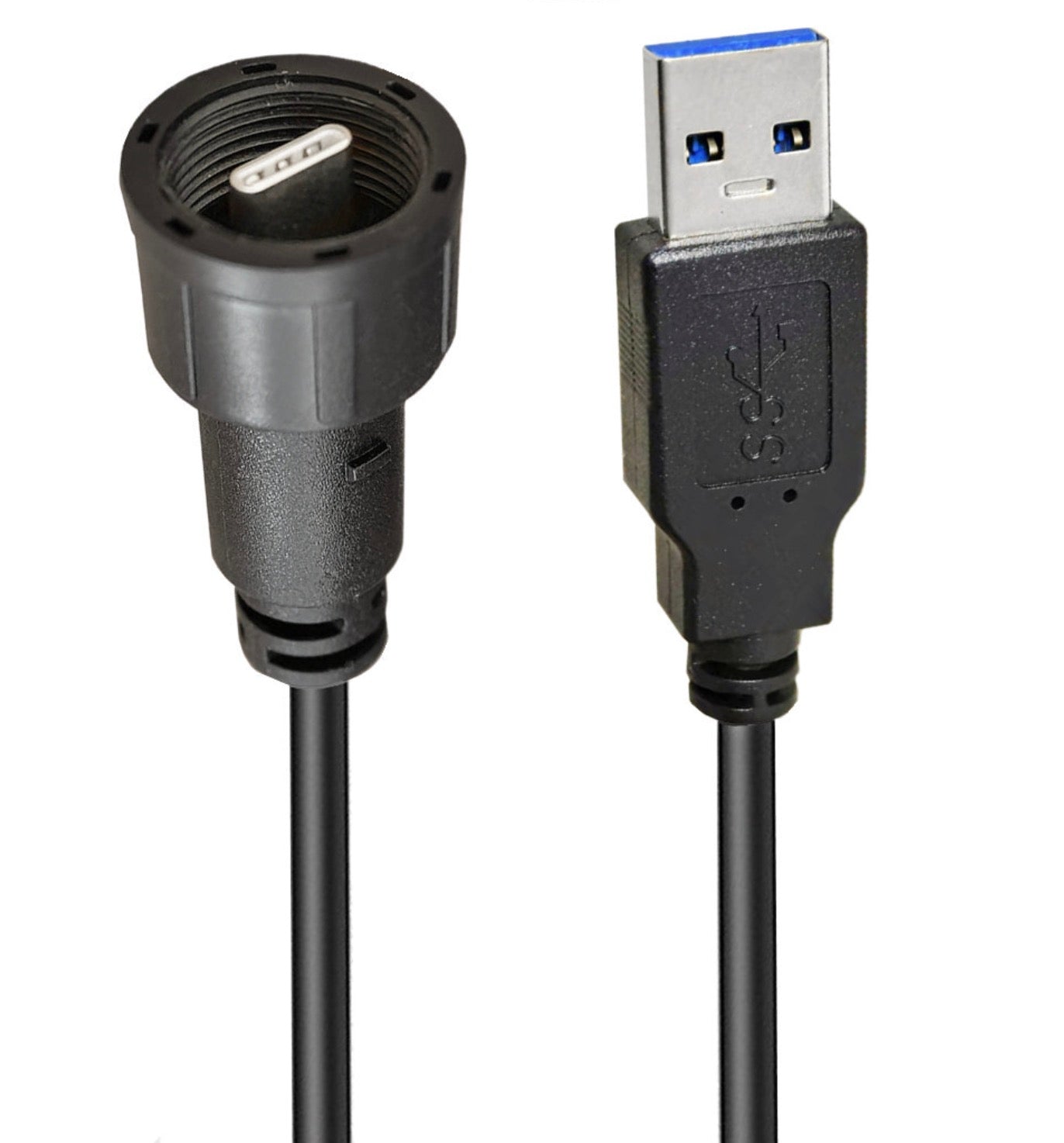 USB 3.0 A Male to USB C Waterproof Cable