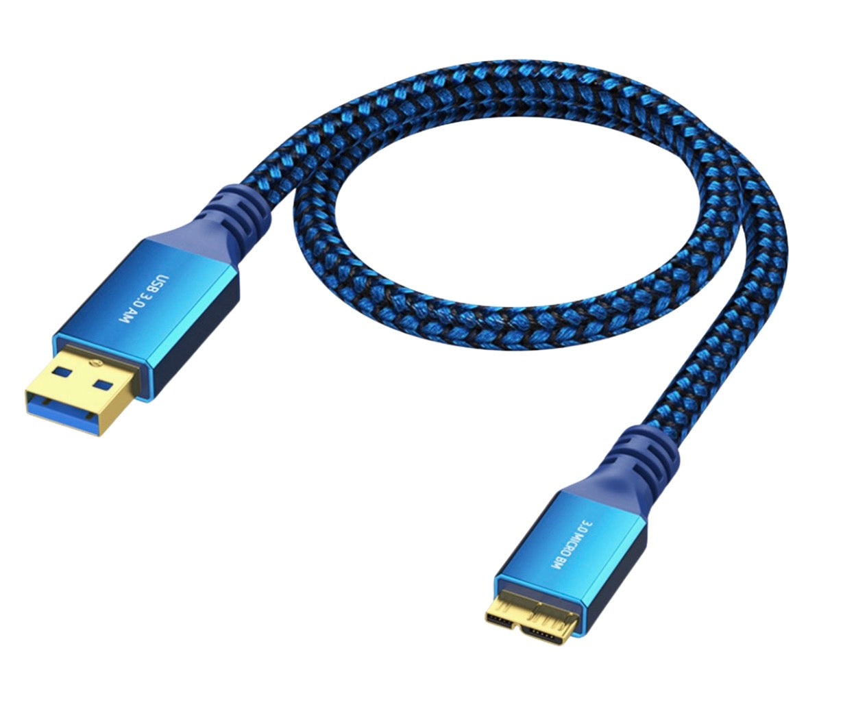 USB 3.0 Type A Male to Micro B Male Data Cable 5Gbps