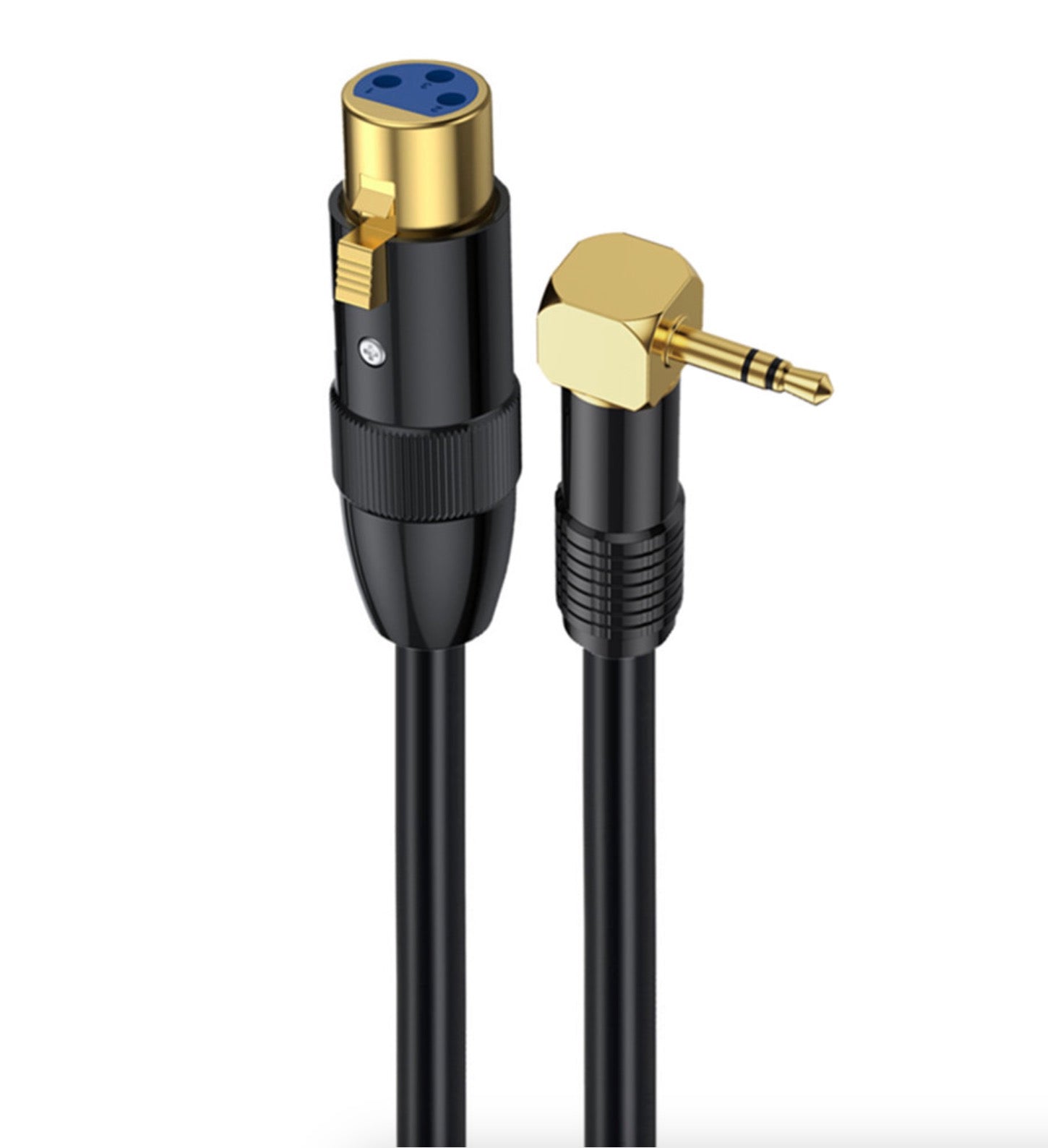 3.5mm to XLR Audio Cable | 3.5mm (1/8 Inch) TRS Stereo Male to XLR 3Pin Female Microphone Interconnect Extension Cable