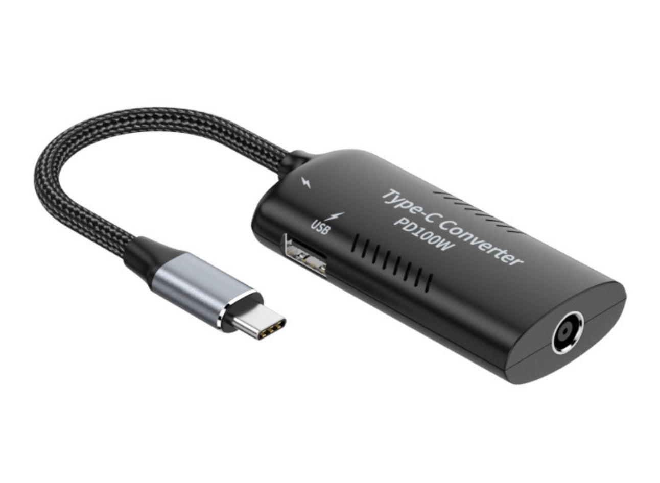 USB C Power Converter, DC 7.9 x 0.9mm Input to Type C 100W PD Emulator Trigger Charging Cable