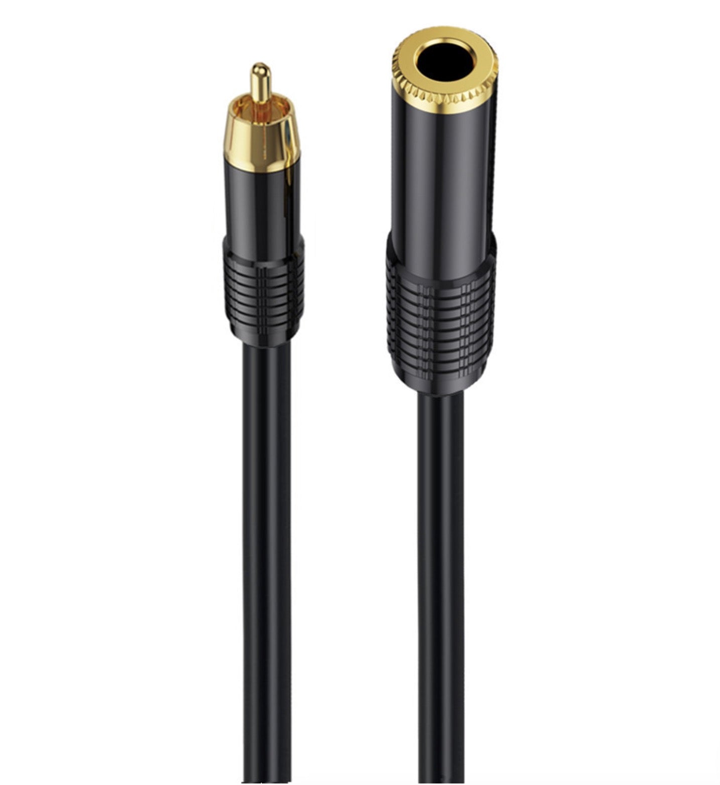 1/4 inch 6.35mm Mono TS Female to RCA Male Interconnect Audio Converter Cable