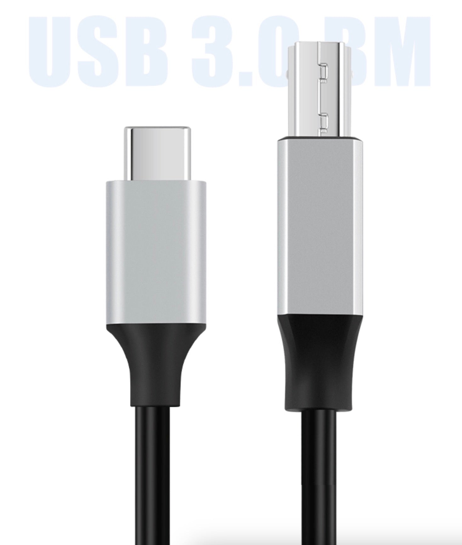 USB C to USB Type B 3.0 SuperSpeed 5Gbps Printer Scanner Cable