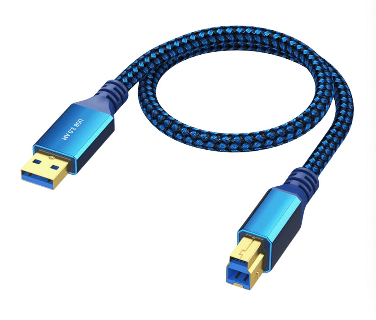 USB 3.0 Type A Male to Type B Male Data Cable 5Gbps