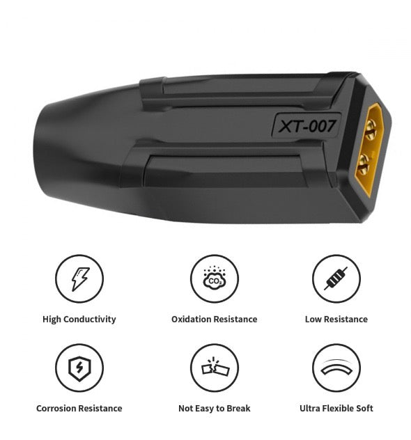 XT60 Male SC100 Protocol to DC 7.4x5.0mm Female Fast Charging Adapter