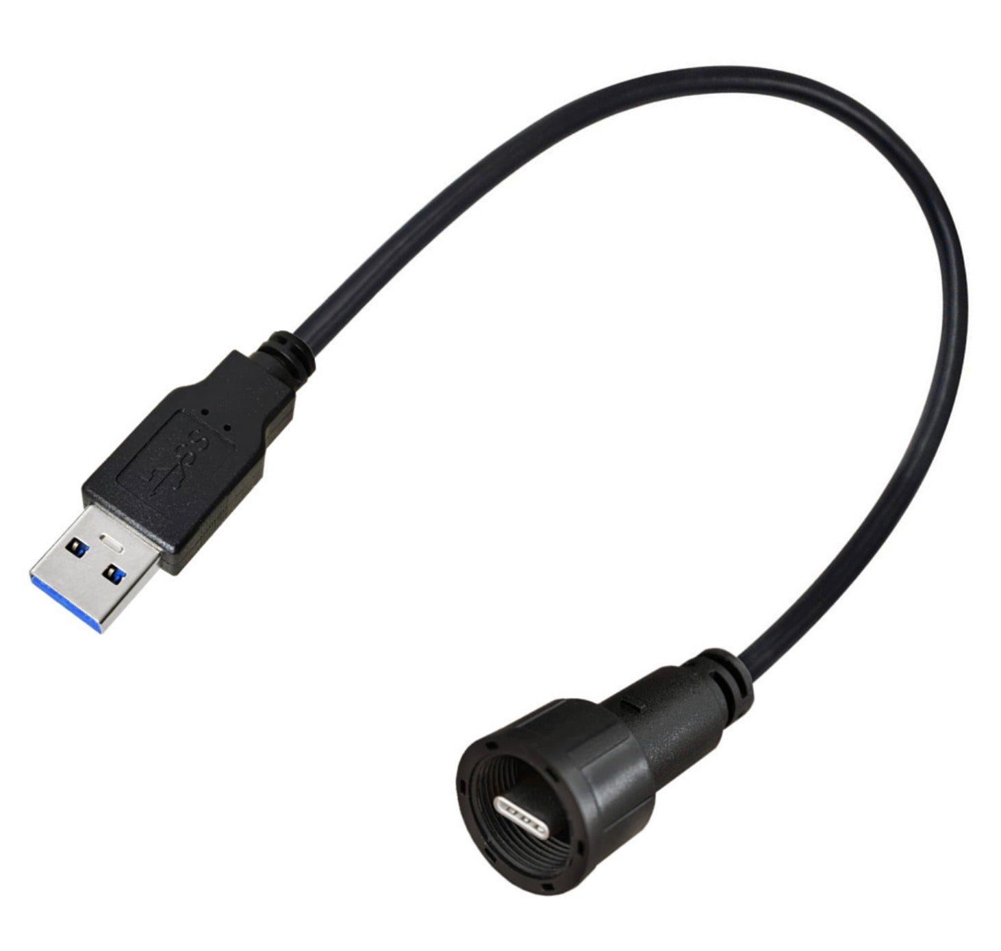 USB 3.0 A Male to USB C Waterproof Cable