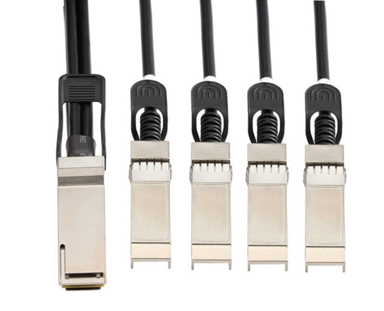 QSFP28 100G to 4xSFP28 25G Direct Attached Breakout Dac Cable 1m