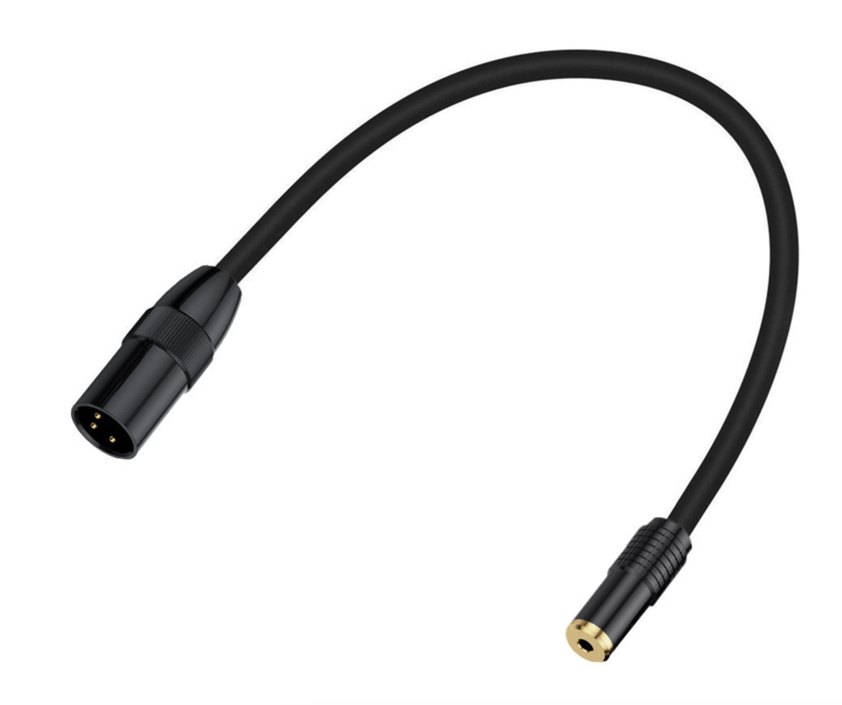 3.5mm Female to XLR 3Pin Male Stereo Audio Extension Cable for Camcorder, Recorder, Mixer