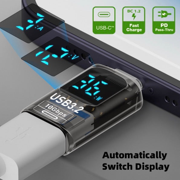 USB C Male to USB A Type Female Data Charging Monitor Display Adapter 10Gbps