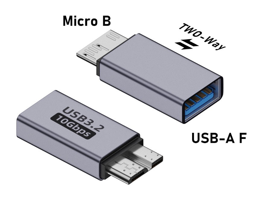 Micro B to USB 3.0 Female Data Charging Extension Adapter