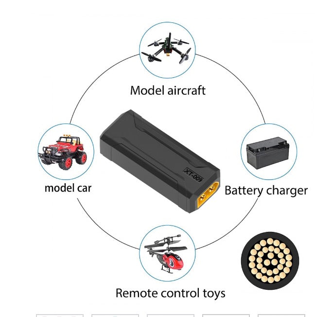 XT60 Male SC100 Protocol to XT60 Male Fast Charging Adapter